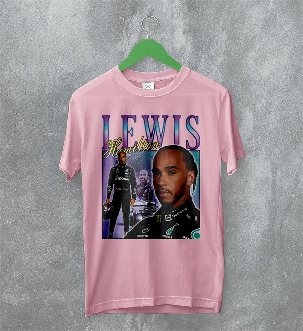 Lewis Hamilton T-Shirt Bootleg F1 Shirt MBE Sport FREng British Racing Merch