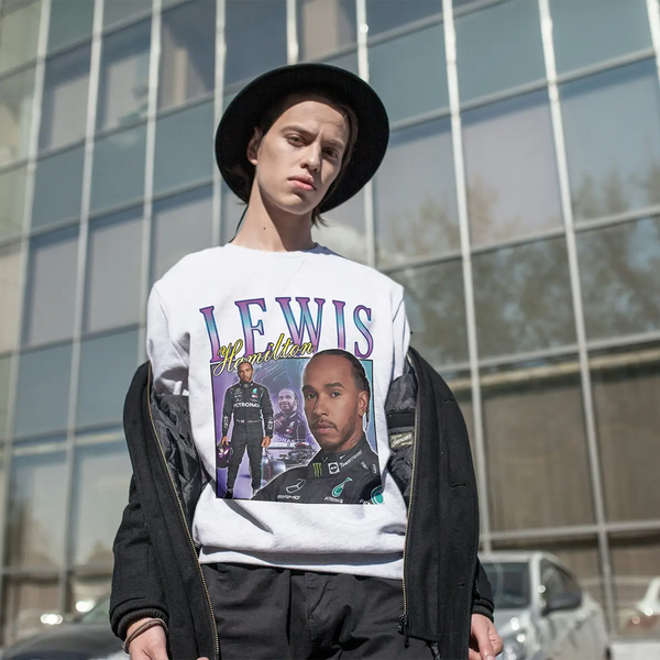 Lewis Hamilton Sweatshirt Bootleg F1 Shirt MBE Sport FREng British Racing Merch