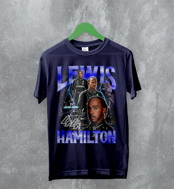 Lewis Hamilton T-Shirt MBE Bootleg F1 Shirt FREng British Racing Driver Merch