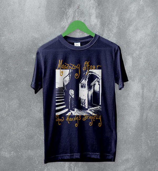 Mazzy Star T-Shirt Vintage Rock Tee She Hangs Brightly Shirt Indie Band