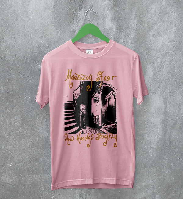 Mazzy Star T-Shirt Vintage Rock Tee She Hangs Brightly Shirt Indie Band
