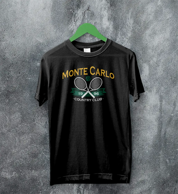 Tennis Sport T-shirt 1996 Monte Carlo Tennis Shirt County Club Merch