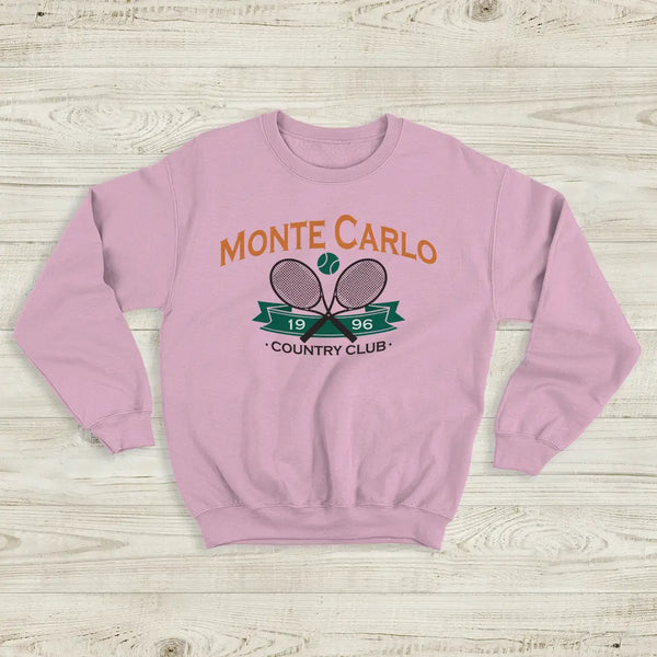 Tennis Sport Sweatshirt 1996 Monte Carlo Tennis Shirt County Club Merch