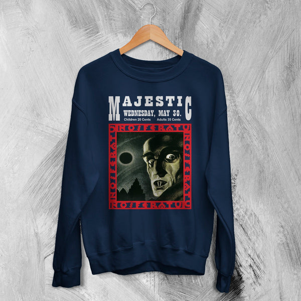 Nosferatu The Majestic Sweatshirt Majestic Nightmare Shirt Horror Movie Crewneck