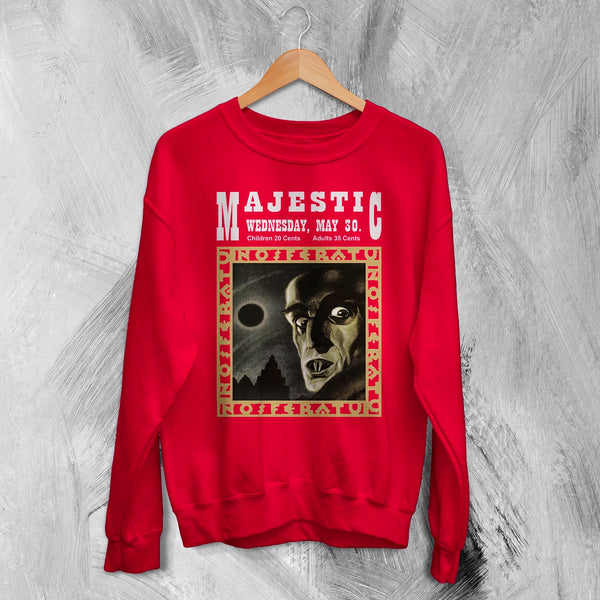 Nosferatu The Majestic Sweatshirt Majestic Nightmare Shirt Horror Movie Crewneck