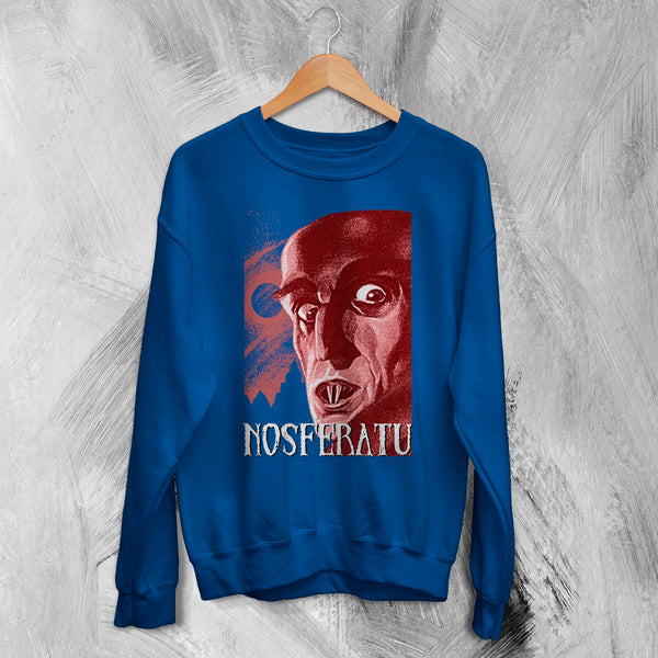 Nosferatu Vampire Sweatshirt Horror Nosferatu Shirt Nightmare Movie Crewneck