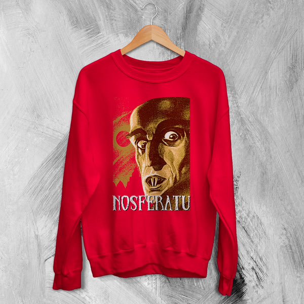 Nosferatu Vampire Sweatshirt Horror Nosferatu Shirt Nightmare Movie Crewneck