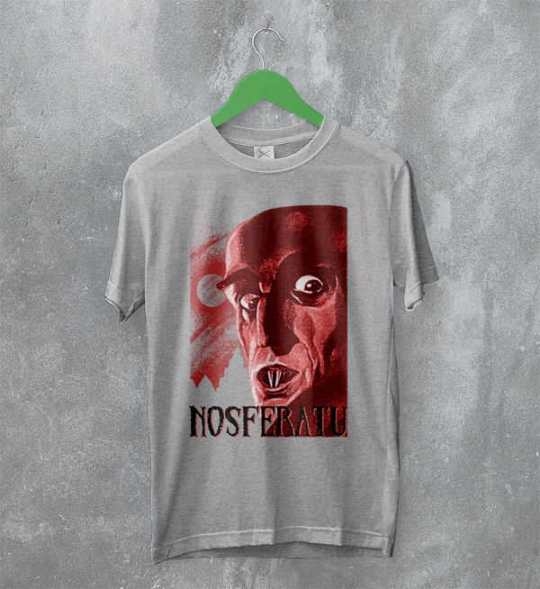 Nosferatu Vampire T-Shirt Horror Nosferatu Shirt Nightmare Movie Tee