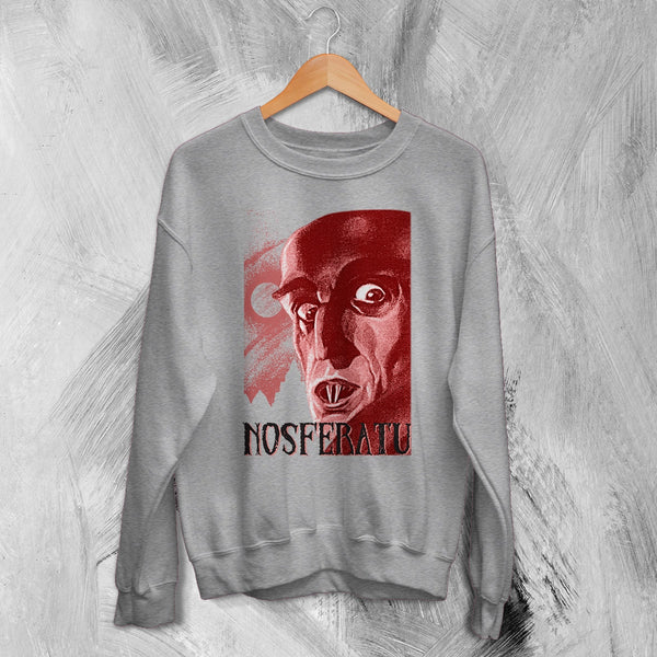 Nosferatu Vampire Sweatshirt Horror Nosferatu Shirt Nightmare Movie Crewneck