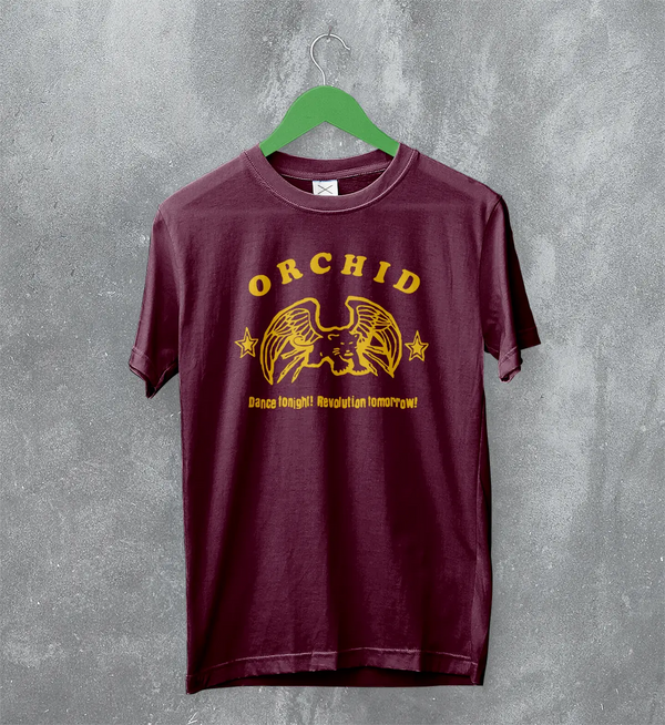 Orchid Dance Tonight! Revolution Tomorrow! T-Shirt Music Orchid Band Shirt