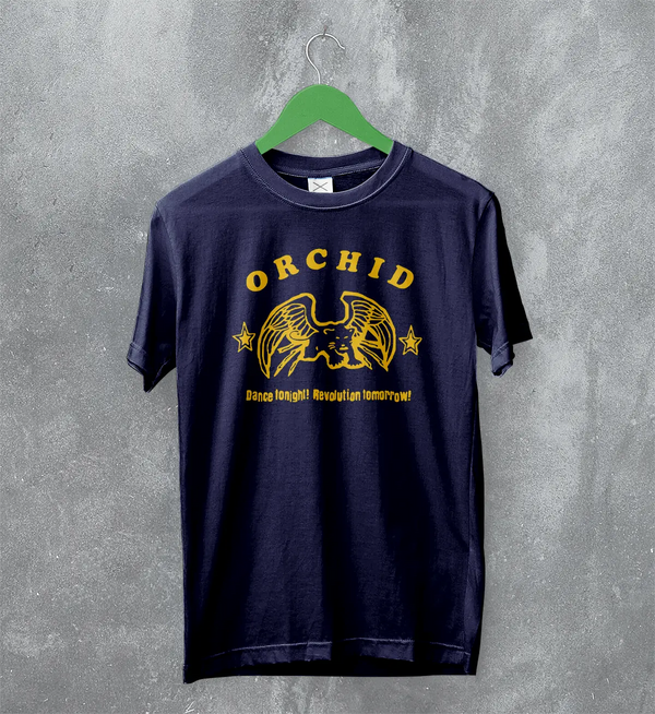 Orchid Dance Tonight! Revolution Tomorrow! T-Shirt Music Orchid Band Shirt