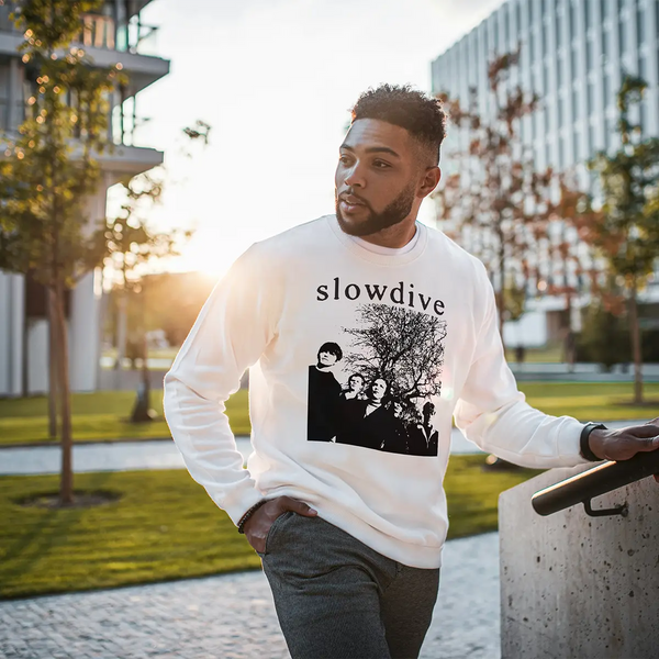 Slowdive Sweatshirt Vintage Rock Band Sweater Shoegaze Music Merch