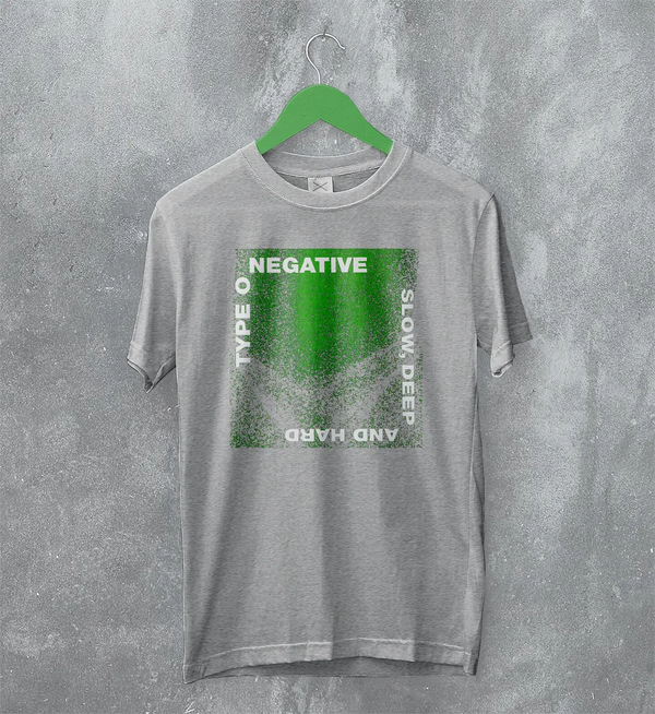 Type O Negative Slow Deep and Hard T-Shirt Gothic Type O Negative Shirt Music Metal Band