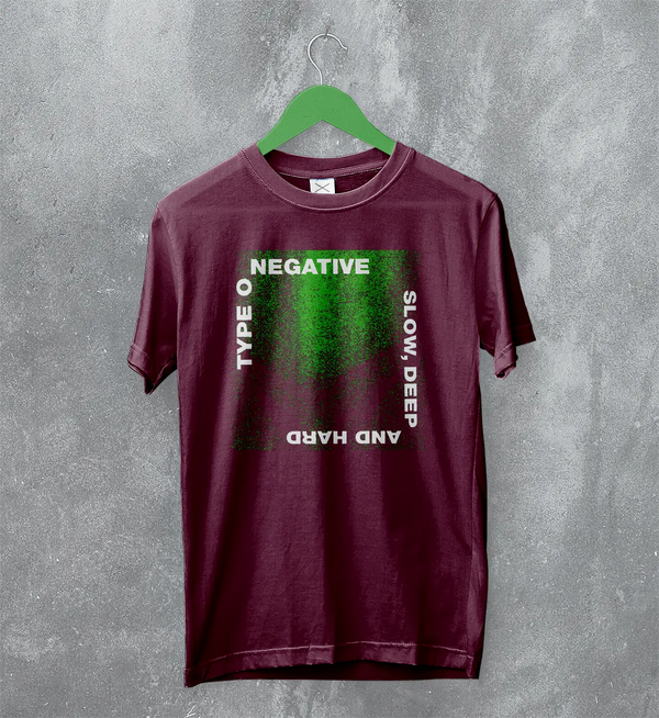 Type O Negative Slow Deep and Hard T-Shirt Gothic Type O Negative Shirt Music Metal Band
