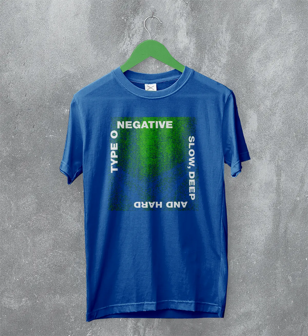 Type O Negative Slow Deep and Hard T-Shirt Gothic Type O Negative Shirt Music Metal Band