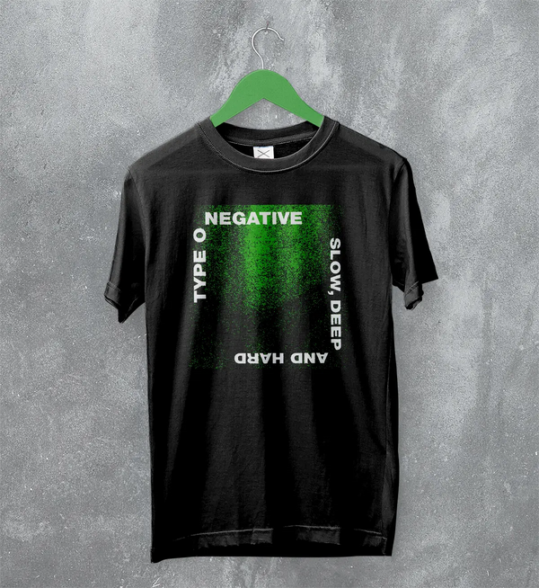 Type O Negative Slow Deep and Hard T-Shirt Gothic Type O Negative Shirt Music Metal Band