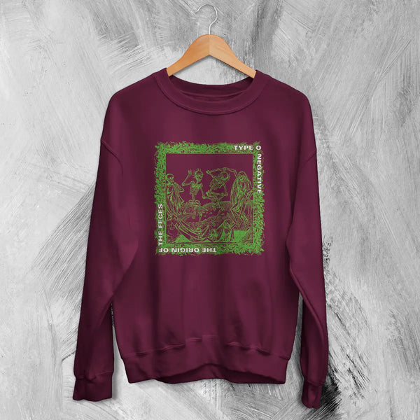 Type O Negative The Origin of the Feces Sweatshirt 90s Album Music Type O Negative Shirt