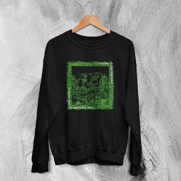 Type O Negative The Origin of the Feces Sweatshirt 90s Album Music Type O Negative Shirt
