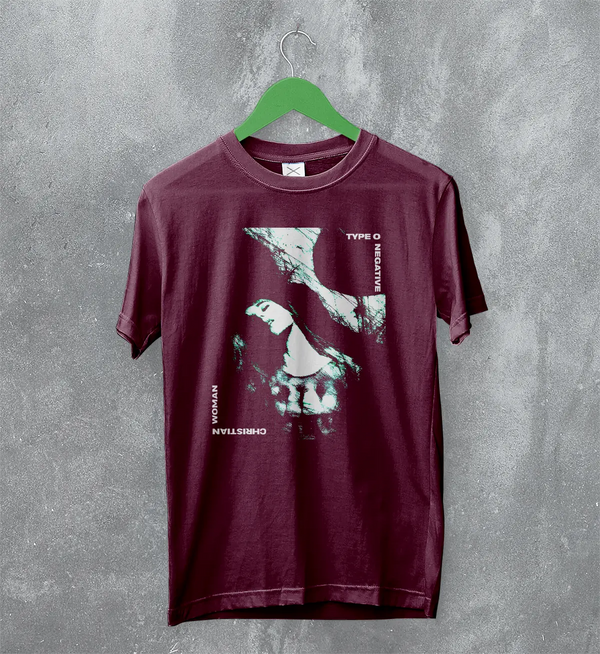 Type O Negative Christian Woman T-Shirt Bloody Kisses Type O Negative Shirt