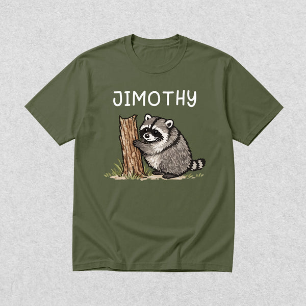 Cute Jimothy T-Shirt Raccoon Lover Shirt Wild Animals Tee