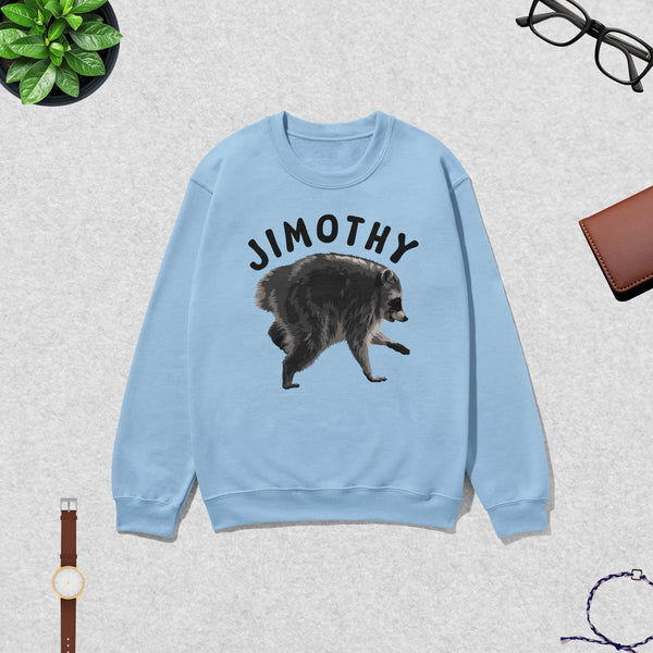 Jimothy Sweatshirt Wild Raccoon Lover Shirt Love Jimothy Animals Seattle Crewneck