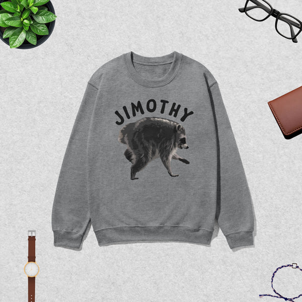 Jimothy Sweatshirt Wild Raccoon Lover Shirt Love Jimothy Animals Seattle Crewneck