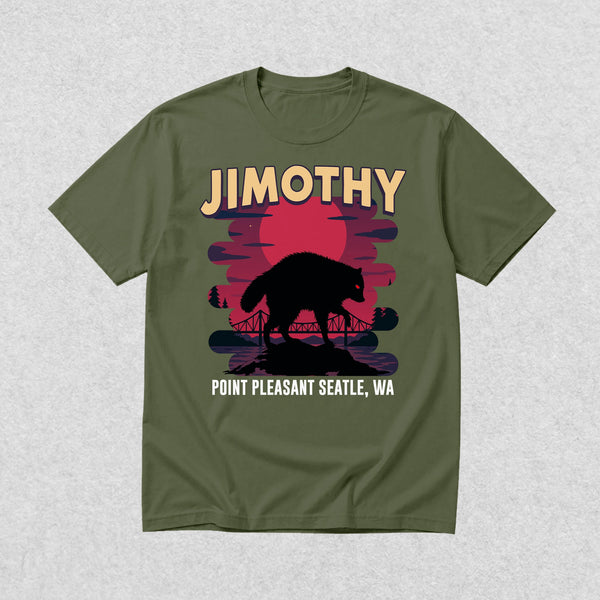 Jimothy Seattle T-Shirt Jimothy The Raccoon Shirt Cool Wild Animals Tee