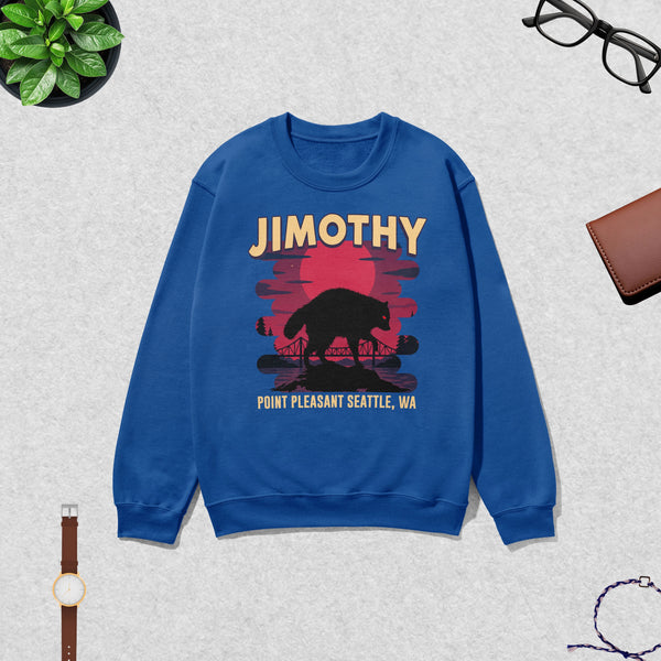 Jimothy Seattle Sweatshirt Jimothy The Raccoon Shirt Cool Wild Animals Crewneck