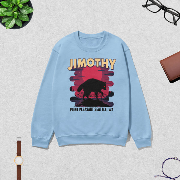 Jimothy Seattle Sweatshirt Jimothy The Raccoon Shirt Cool Wild Animals Crewneck