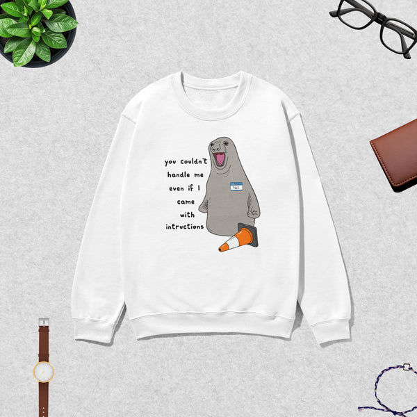 Niel The Seal Sweatshirt Dont Control Me Shirt Niel The Seal Viral Animal Lover Crewneck