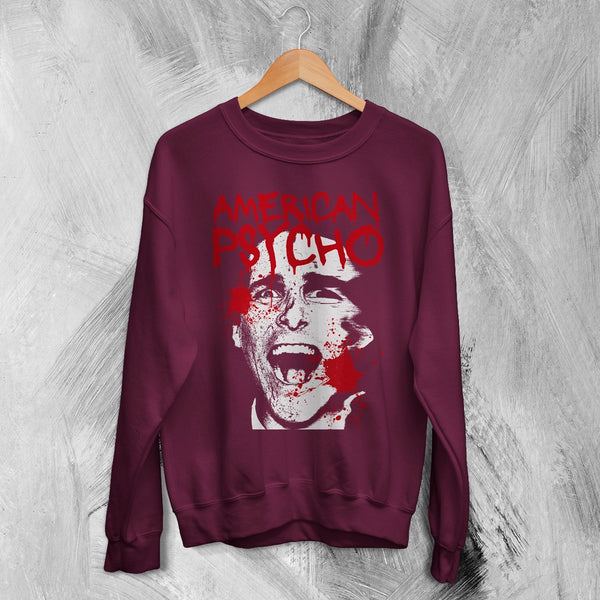 American Psycho Sweatshirt Patrick Bateman Psychopathic Ego Shirt Psycho Movie Crewneck