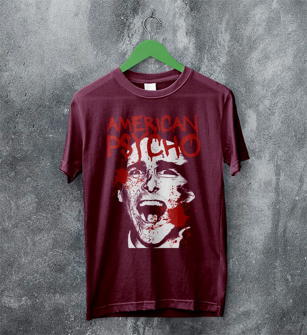American Psycho T-Shirt Patrick Bateman Psychopathic Ego Shirt Psycho Movie Tee