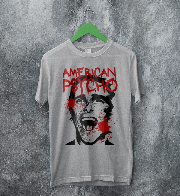 American Psycho T-Shirt Patrick Bateman Psychopathic Ego Shirt Psycho Movie Tee