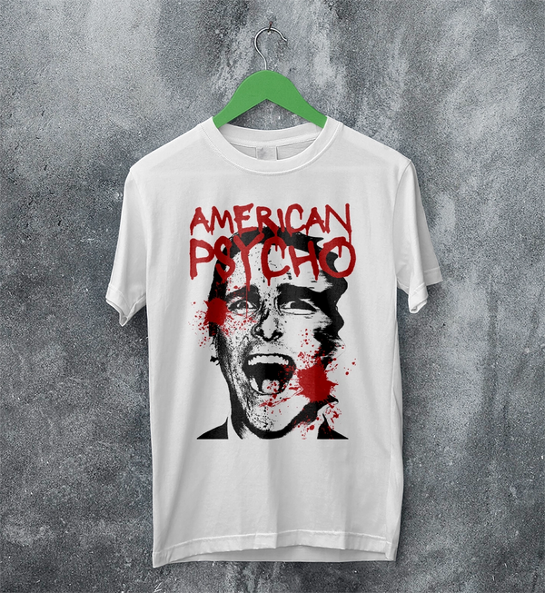 American Psycho T-Shirt Patrick Bateman Psychopathic Ego Shirt Psycho Movie Tee