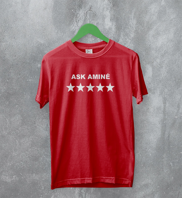 Amine T-Shirt Rapper Ask Amine Shirt Rap Music Tee Hip Hop Streetwear