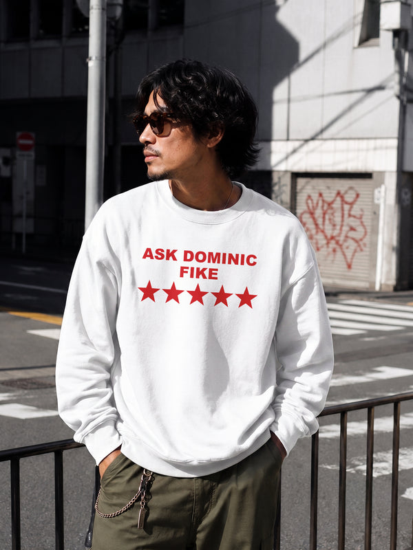 Dominic Fike Sweatshirt 5 Star Meme Dominic Fike Shirt Indie Pop Music Crewneck
