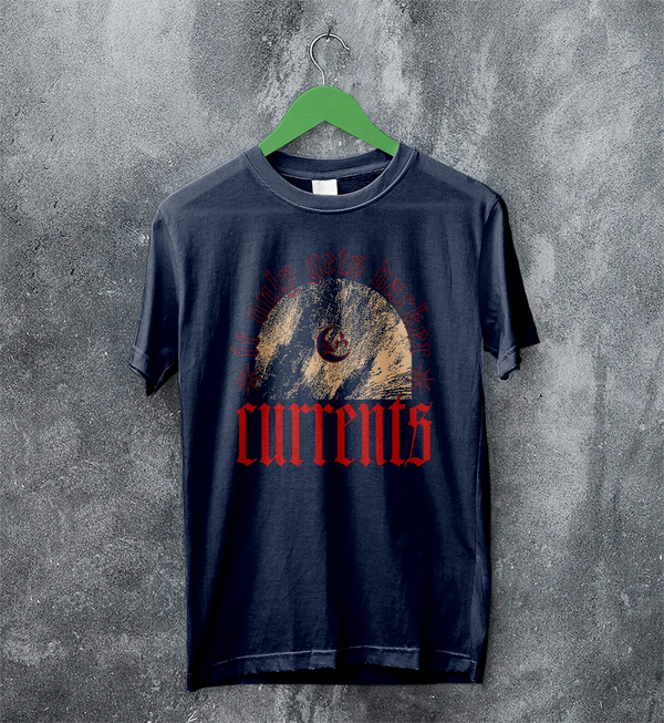Currents Band T-Shirt It Only Gets Darker Shirt Currents Music Tee