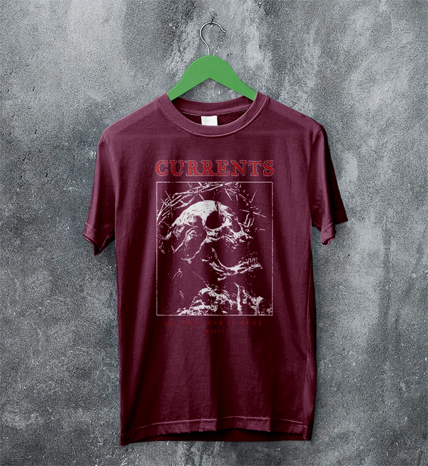 Currents Love Is Gone T-Shirt Currents Shirt Metalcore Band Concert Tee
