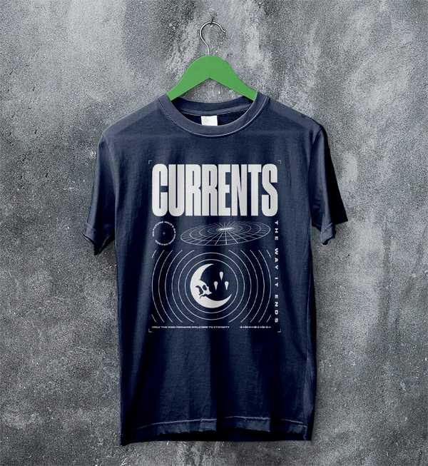 Currents The Way is Ends T-Shirt Currents Shirt Metalcore Band Concert Tee