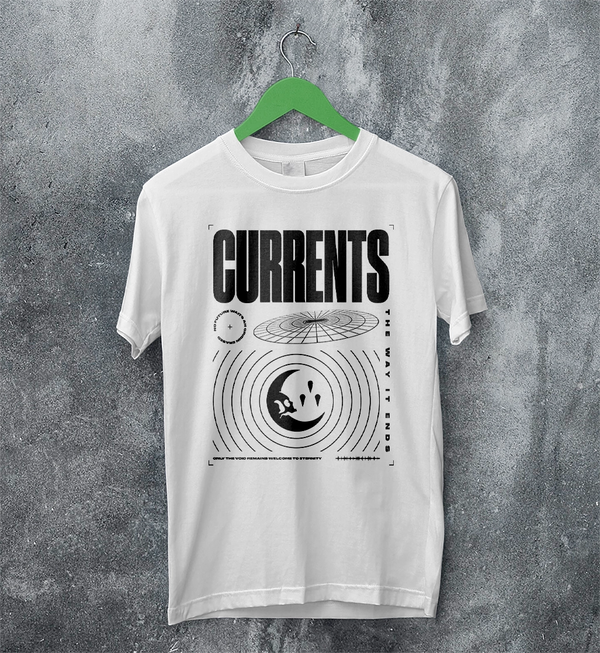 Currents The Way is Ends T-Shirt Currents Shirt Metalcore Band Concert Tee