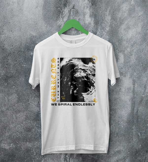 Currents Album T-Shirt The Way is Ends Currents Shirt Metalcore Band Tee