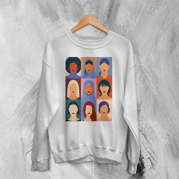 Girls Relations Sweatshirt Women's Day Shirt Club Feminist Crewneck Strong Women Gift