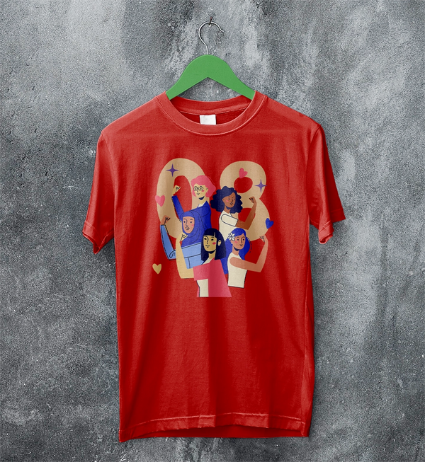Women's Day T-Shirt 08 Y2K Shirt Sporty Y2K Number Tee Women Gift
