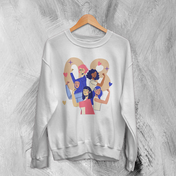 Women's Day Sweatshirt 08 Y2K Shirt Sporty Y2K Number Crewneck Women Gift