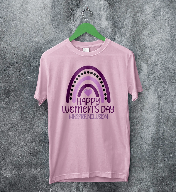 Happy Women's Day T-Shirt Inspireinclusion Women Shirt Womens Day Tee