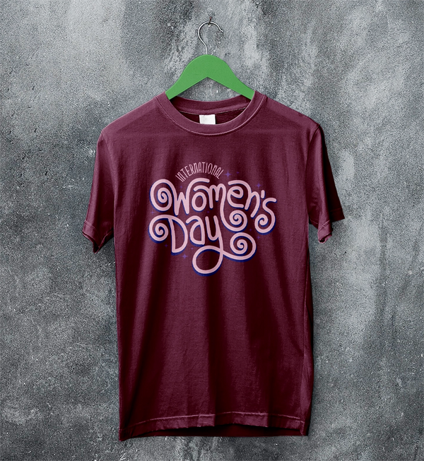 International Women's Day T-Shirt Typography Women Shirt Girl Aesthetic