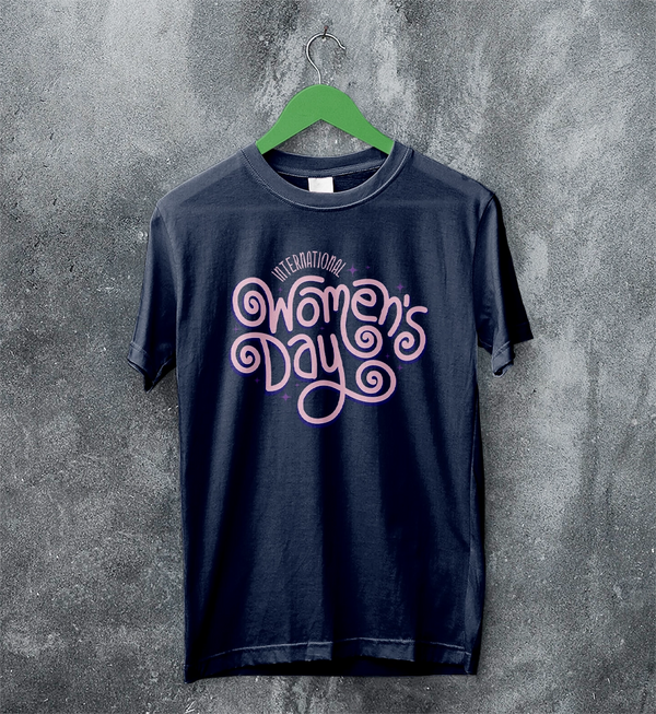 International Women's Day T-Shirt Typography Women Shirt Girl Aesthetic