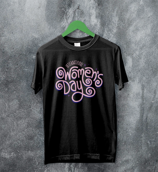 International Women's Day T-Shirt Typography Women Shirt Girl Aesthetic