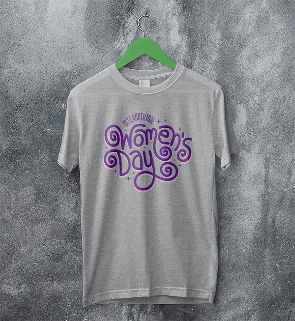International Women's Day T-Shirt Typography Women Shirt Girl Aesthetic