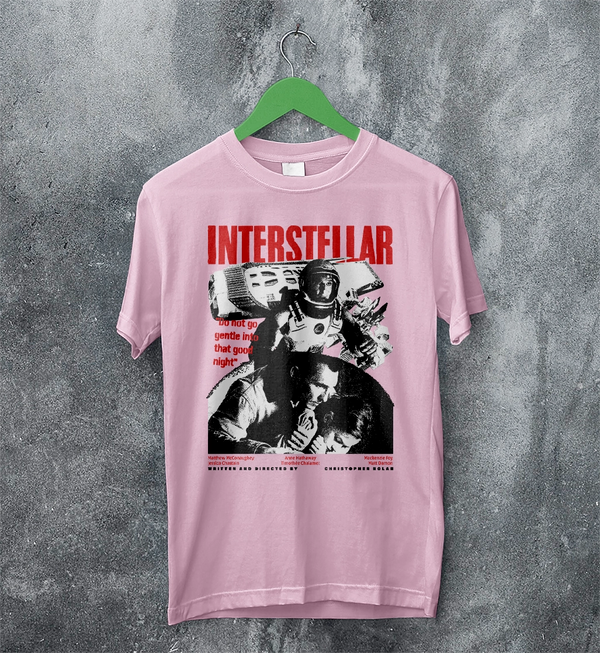Interstellar Space T-Shirt Christopher Nolan Interstellar Shirt Sci-fi Movie Tee
